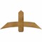 Ekena Millwork Bellingham Rough Sawn Timber Gable Bracket, Western Red Cedar, 48"W x 22"H x 4"D x 6"F, 11/12 Pitch GBW048X22X0406BEL00RWR - alternate 1